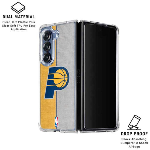 NBA Indiana Pacers Canvas Galaxy Z Fold6 Clear Case